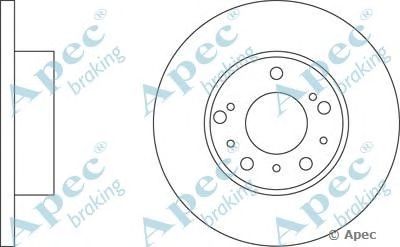 APEC BRAKING dsk903 -  Тормозной диск